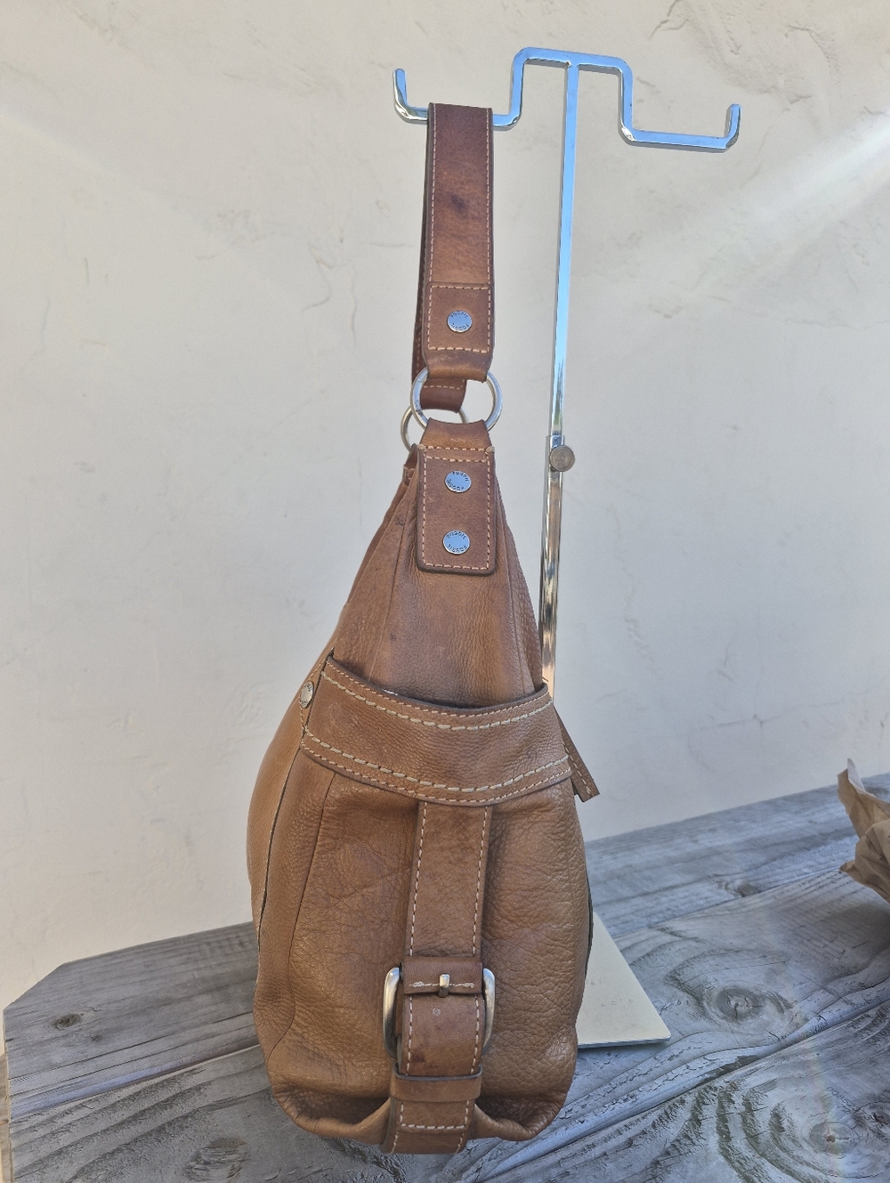 Fossil Vintage Leather Hobo Bag - Picture 7 of 15